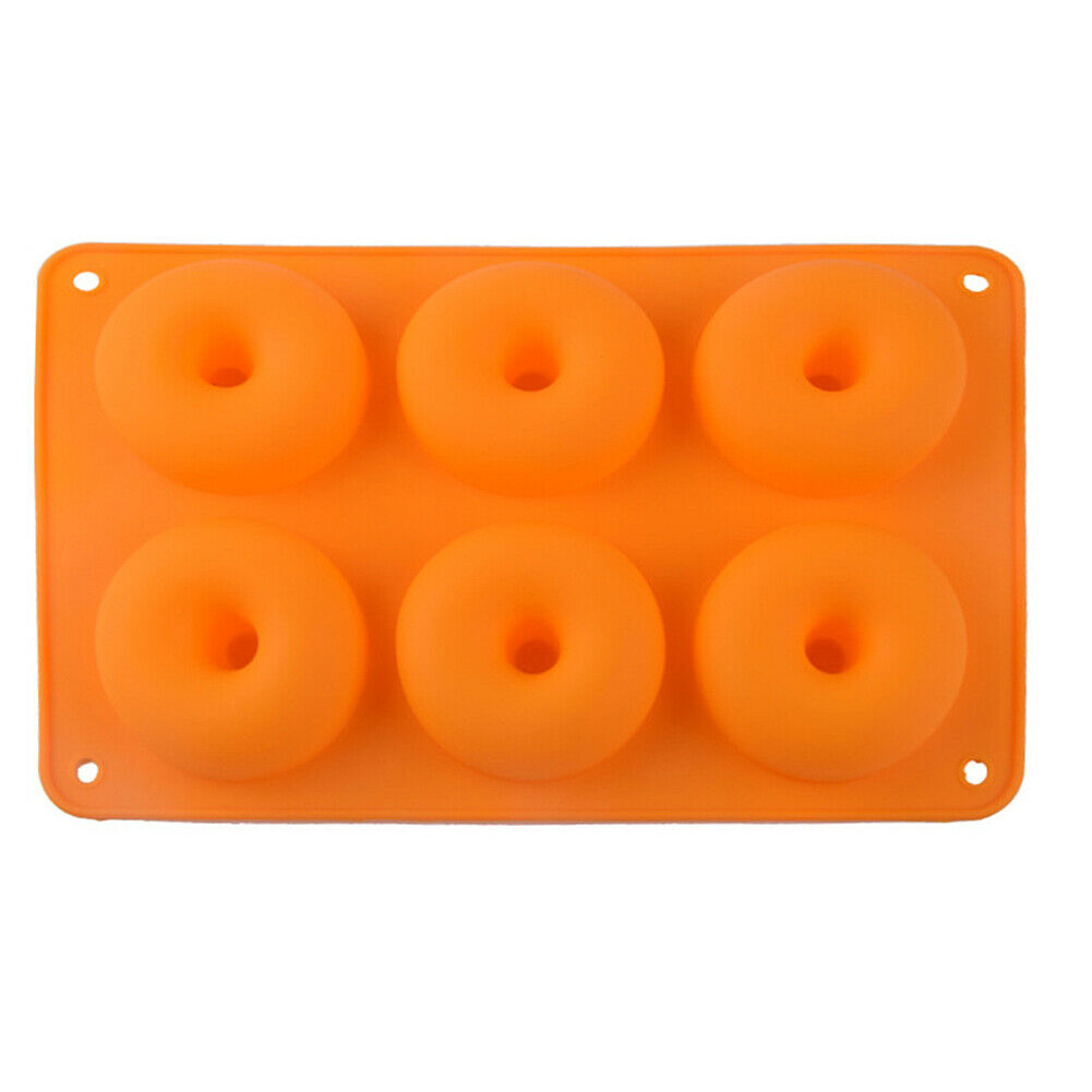 6-Hole Silicone Donut Baking Pan